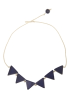 Rare Rabbit Bunting Triangle Necklace Rare Rabbit Bunting Triangle Necklace