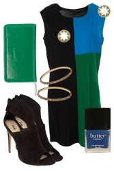 Colour Block Jaw Drop