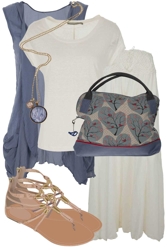 White and Blue Daze