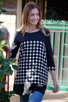 Clarity By Threadz Molecular Print Tunic Clarity By Threadz Molecular Print Tunic