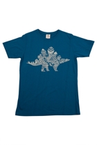 Monster Threads Mens Stegosaurus Mens Tee