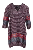 Threadz Half Sleeve Print Tunic