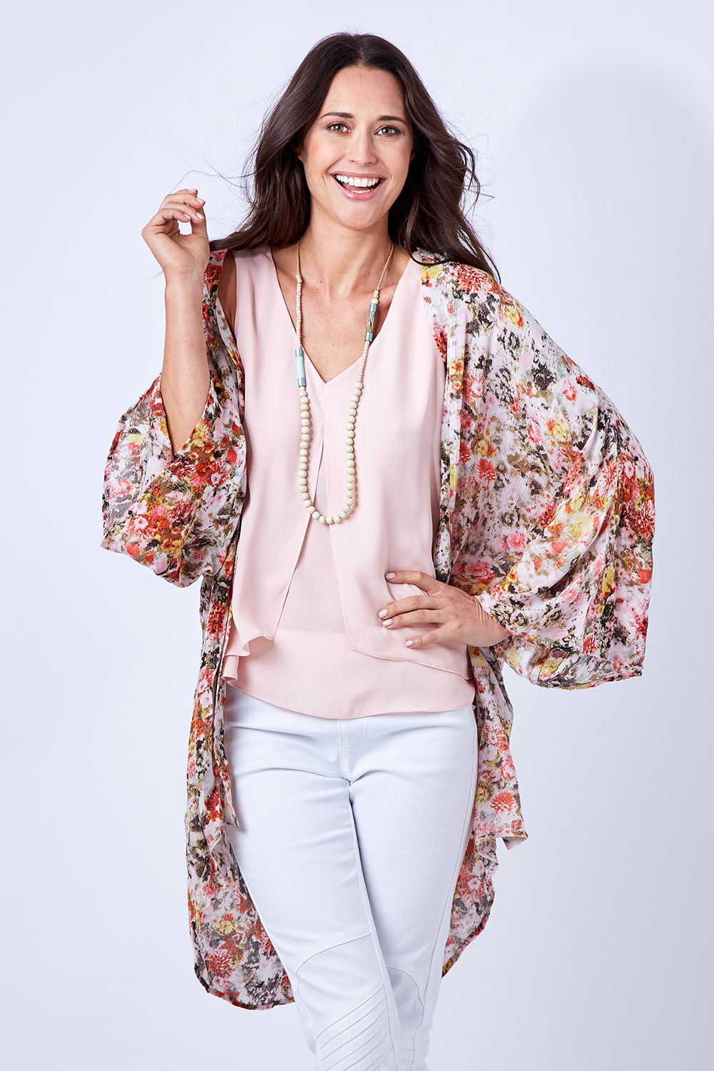 NEW boho bird Womens Kimonos Lilypond Kimono Pink eBay
